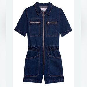 L.F. Markey Danny Playsuit in Indigo — Size 8